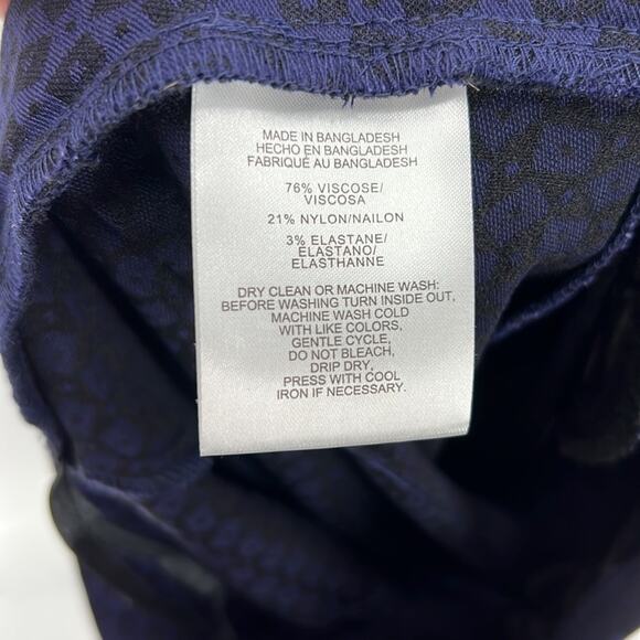 Jones New York Pull-on Slim Ankle Pants - Navy - Small - New with tags - Picture 7 of 7